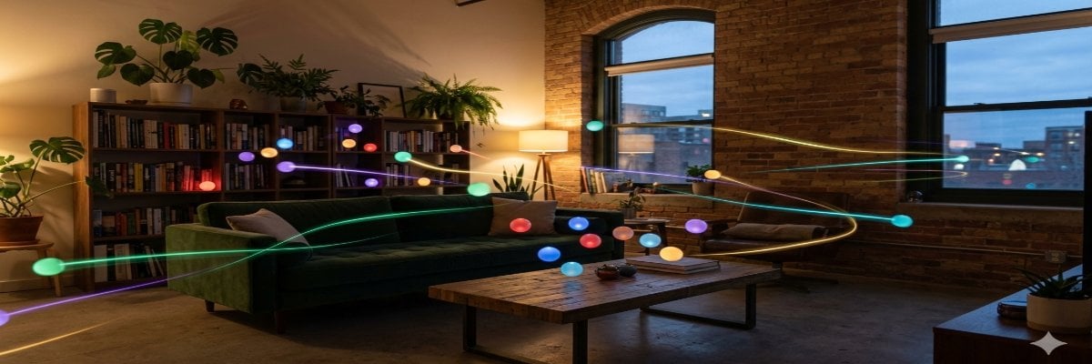 Pushy colored glowing orbs